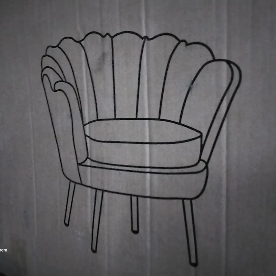 BOXED CORALIE TUB CHAIR PINK 