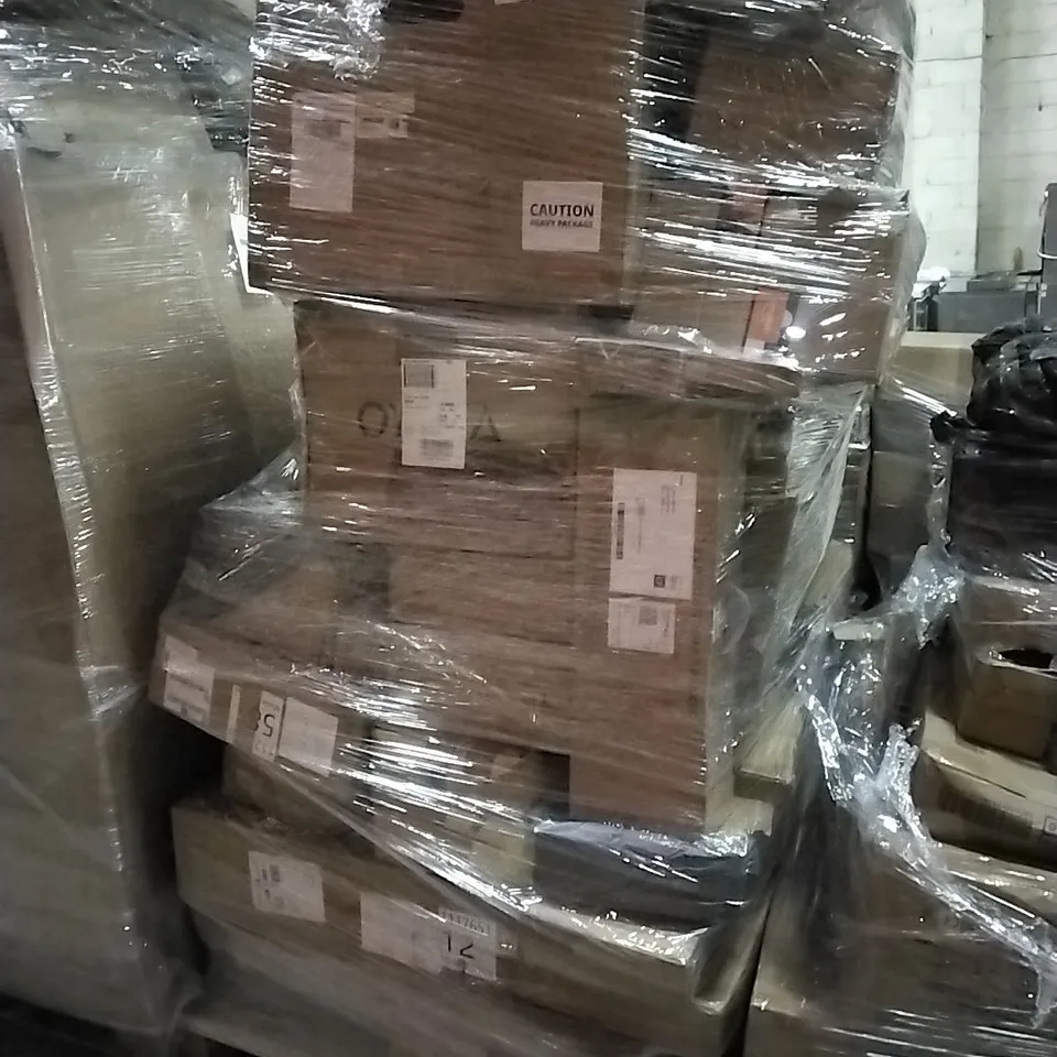 PALLET CONTAINING ASSORTED PRODUCTS INCLUDING LED FLUORESCENT LAMPS, ROBOT VACUUMS & SOUNDBAR SPEAKER