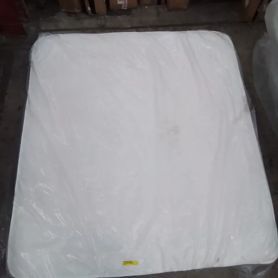 QUALITY BAGGED 6FT SUPERKING CLOUDS MEMORY SPRUNG OPEN COIL MATTRESS 