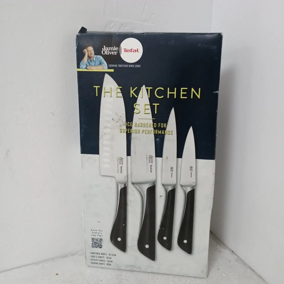 BOXED JAMIE OLIVER TEFAL THE KITCHEN SET
