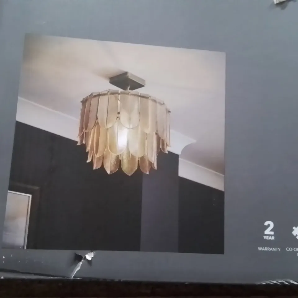 BOXED HOTEL MELIA FLUSH CEILING LIGHT