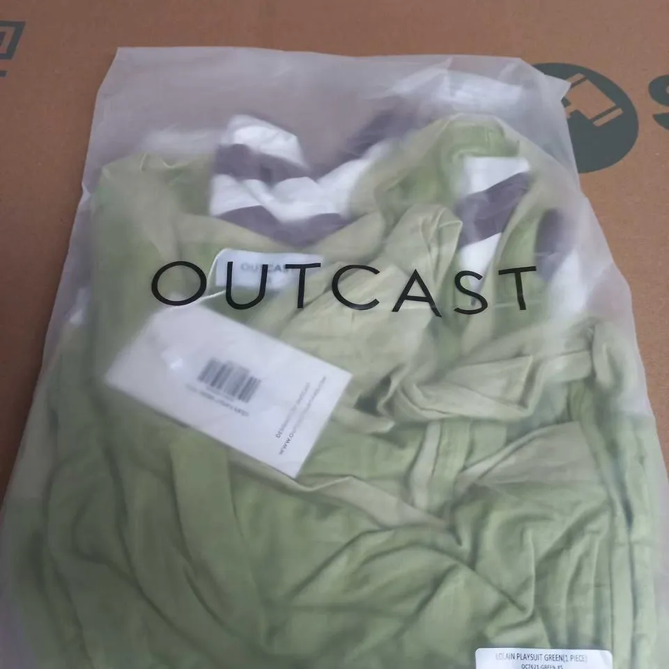 OUTCAST CLOTHING – PLAYSUIT IN GREEN SIZE XS