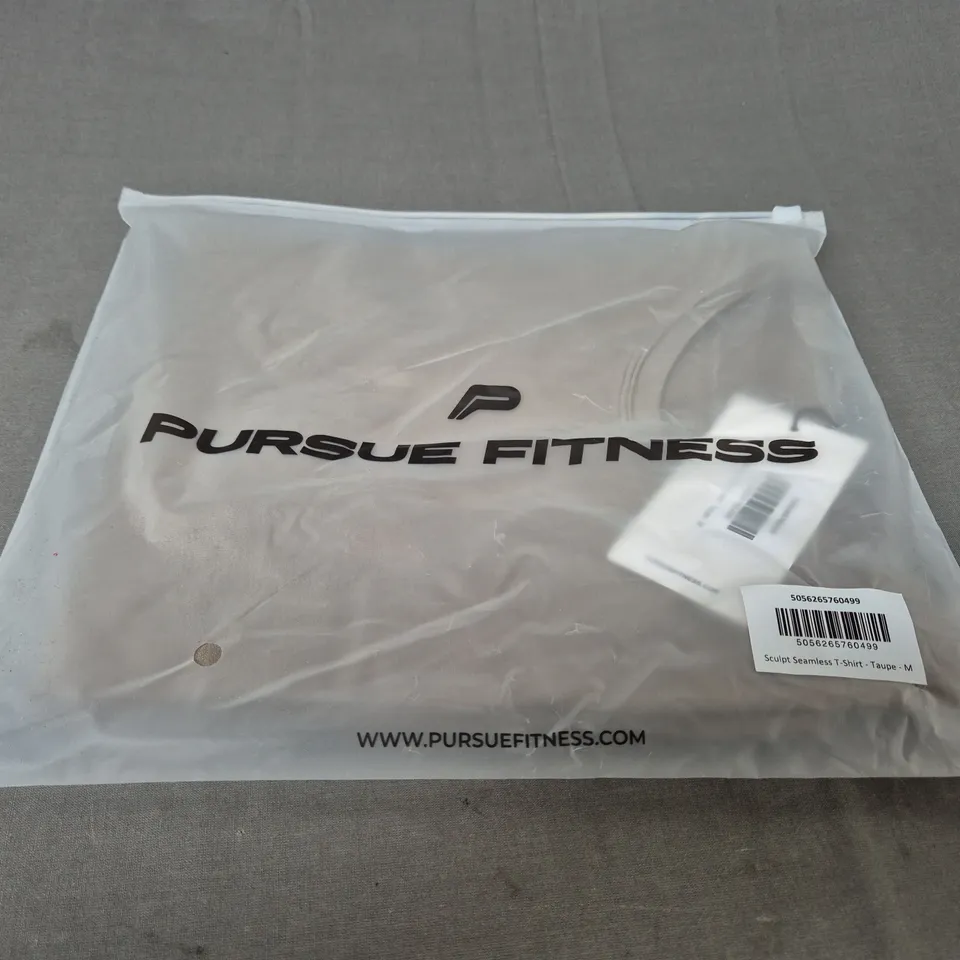 PURSURE FITNESS SCULPT SEAMLESS TEE SIZE M