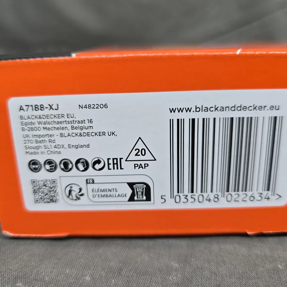BRAND NEW BLACK+DECKER A7188-XJ 50-PIECE TITANIUM DRILL BIT SET IN CASE