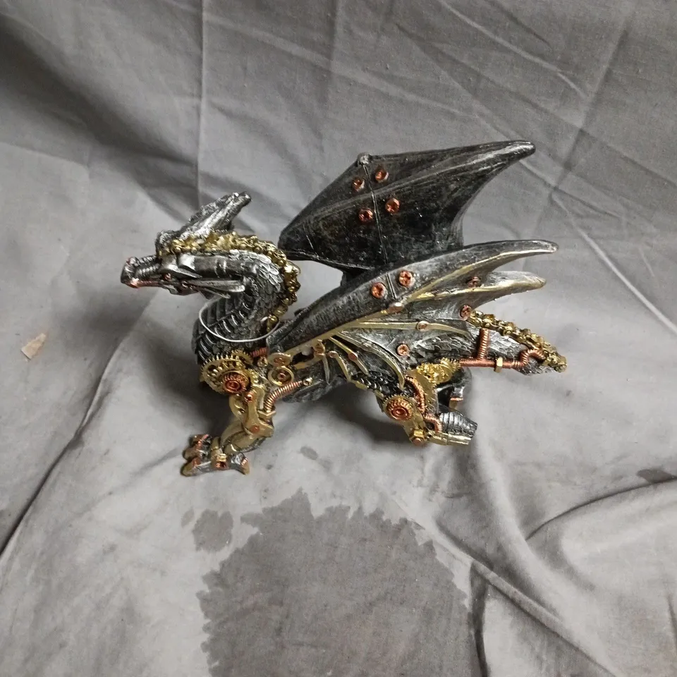 NEMESIS NOW DRACUS MACHINA (SMALL) DRAGON FIGURINE – 20.5 CM