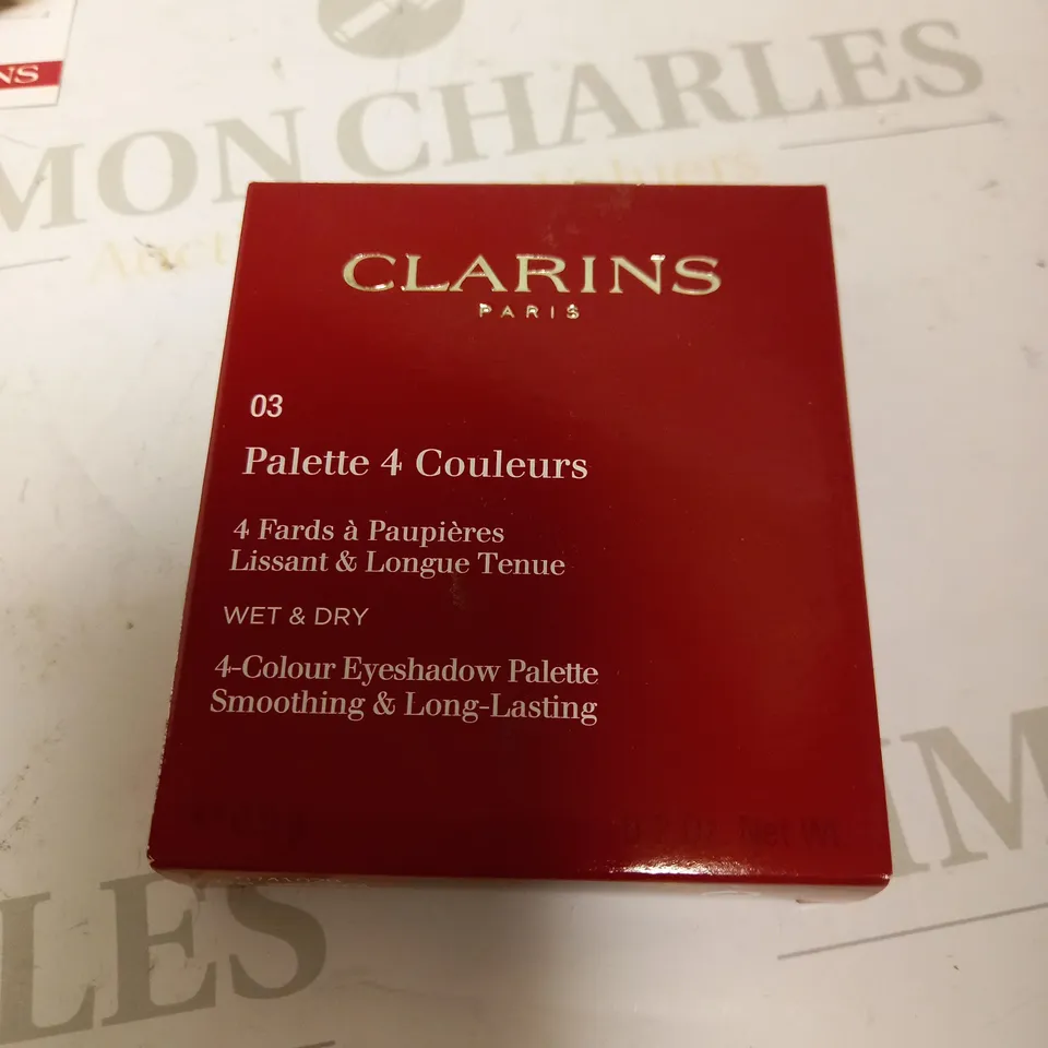 CLARINS EYESHADOW PALETTE 4 COLOURS SHADE 03