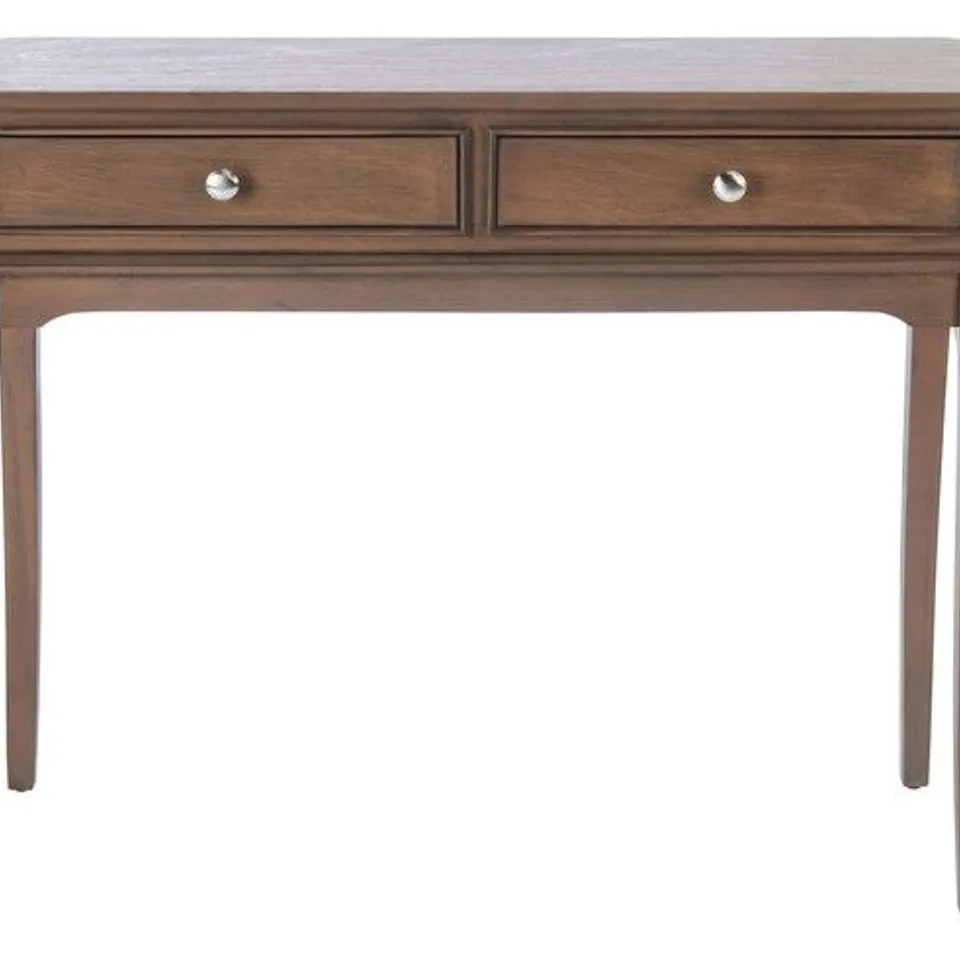 BOXED SAFAVIEH OPAL 2 DRAWER CONSOLE TABLE