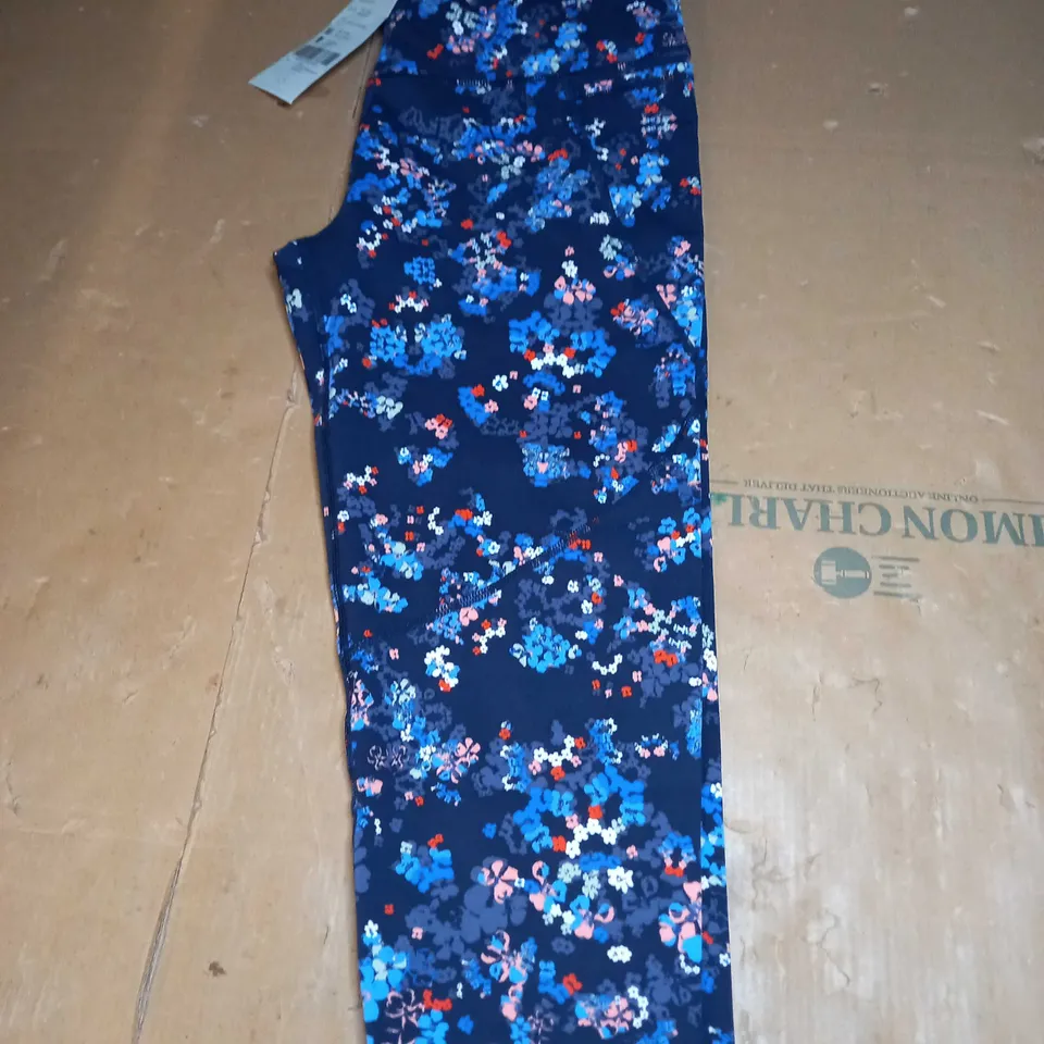 SWEATY BETTY POWER CROPPED WORKOUT LEGGINGS SIZE L