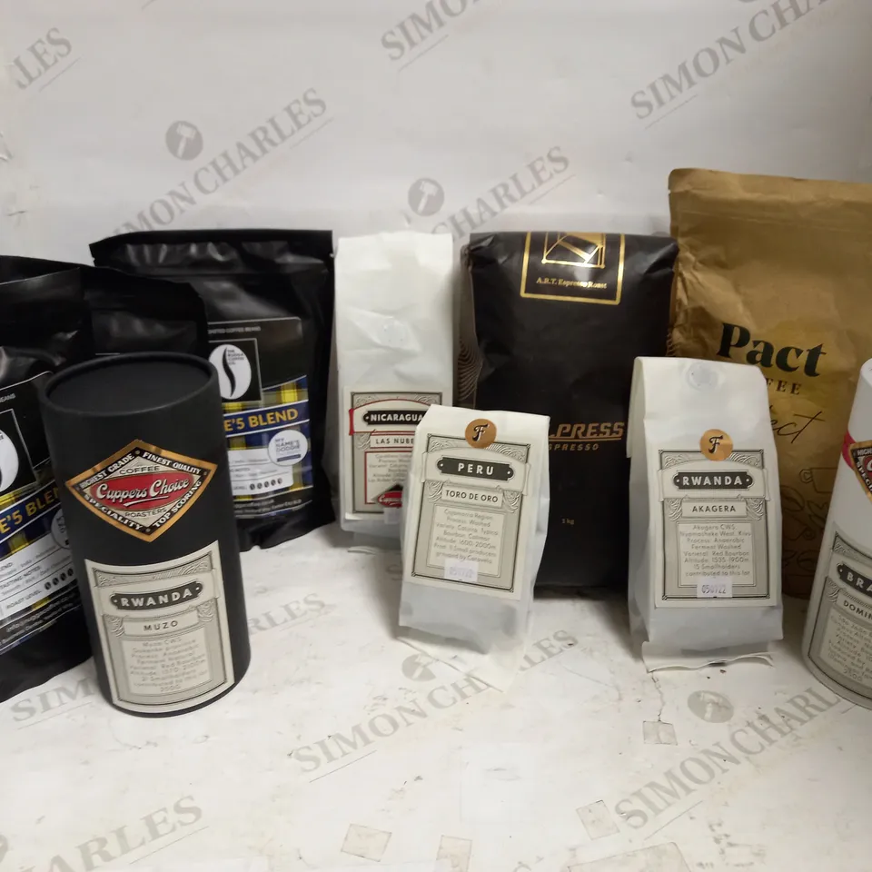 LOT OF 10 PACKS OF COFFEE BEANS