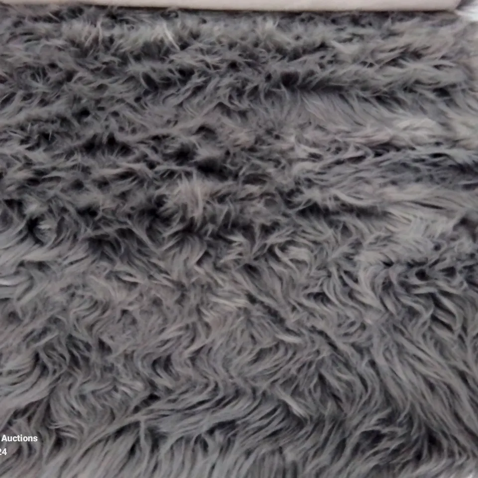 BRAND NEW PACO HOME 960 PLAYA DESIGN 60X100CM SHAGGY ANTHRACITE RUG