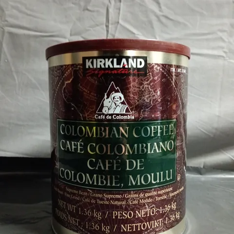 KIRKLAND SIGNATURE COLOMBIAN COFFEE, CAFÉ DE COLOMBIA – 1.36KG TIN