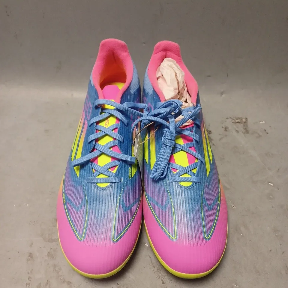 UNBOXED PAIR OF ADIDAS F50 FOOTBALL BOOTS - UK SIZE 12
