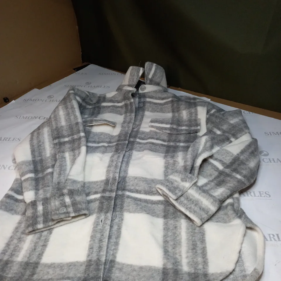 XS H&M CHEQUERED JACKET 