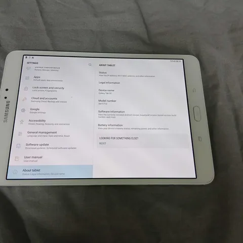 SAMSUNG GALAXY TABLET TAB 2– WHITE