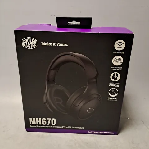 BOXED COOLER MASTER MH670 GAMING HEADSET 