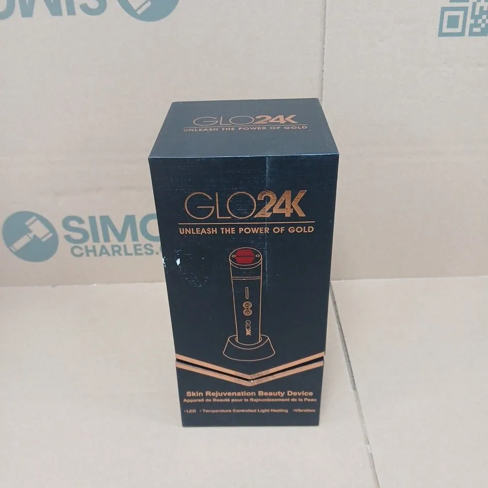 GLO24K SKIN REJUVENATION BEAUTY DEVICE BOXED