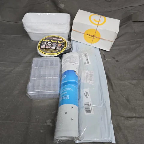 APPROXIMATELY 25 ASSORTED HOUSEHOLD PRODUCTS TO INCLUDE FLOW HEADSET PADS, DECK JOIST TAPE, ANTI-SLIP BATH MAT, ETC - COLLECTION ONLY