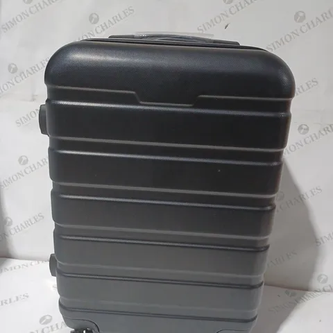 BOXED UNBRANDED WHEELED LUGGAGE CASE IN BLACK