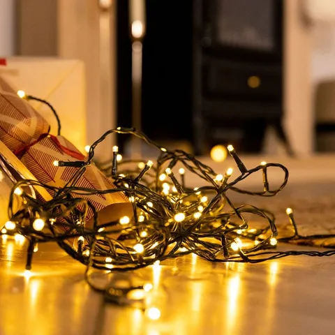 BRAND NEW BOXED 750 LED WARM WHITE STRING LIGHT (1 BOX)