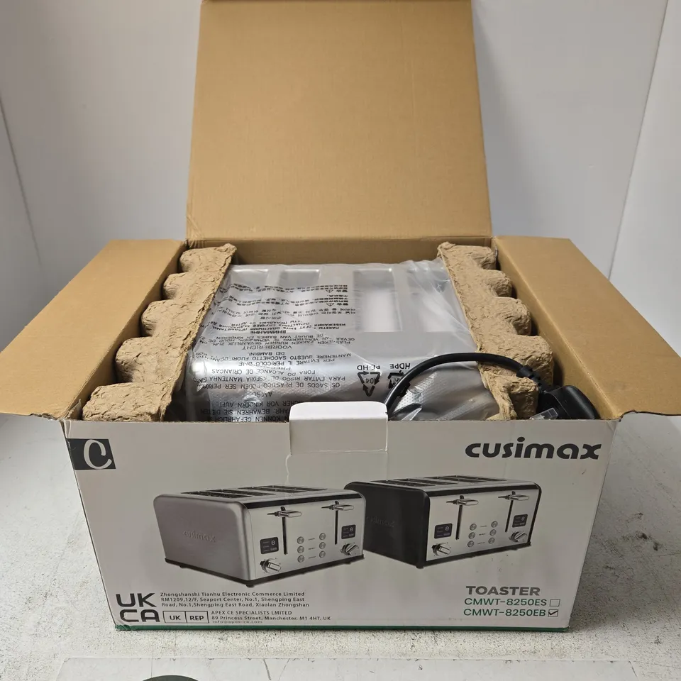 BOXED CUSIMAX TOASTER CMWT-8250ES