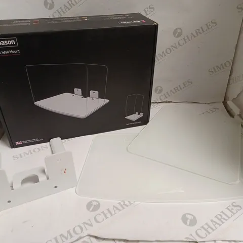 3 X BOXED ALPHASON P5 STATIC WALL MOUNTS IN WHITE