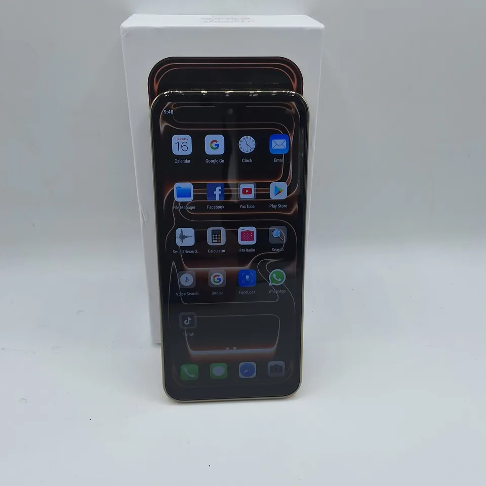 BOXED GENERIC ANDROID SMART PHONE IN GOLD