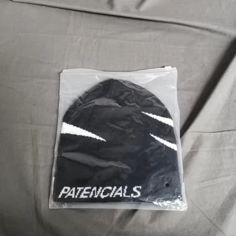 PATENCIALS BEANIE β BLACK - ONE SIZE FITS ALL