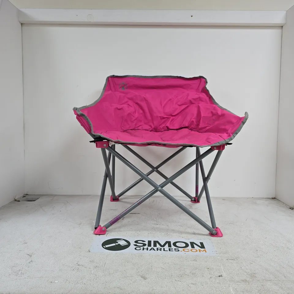 COLEMAN FOLDING CAMPING CHAIR – PINK