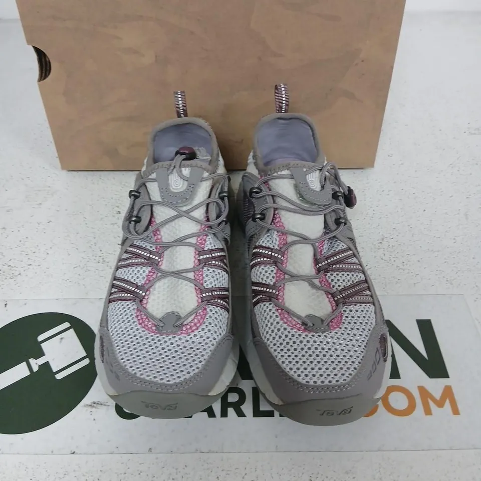 TEVA WOMEN’S WALKING SHOES – UK 5.5 (EU 38) – GREY/PURPLE