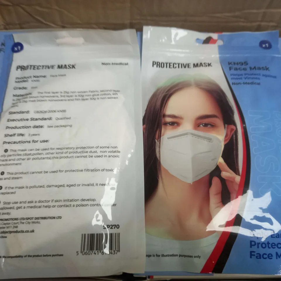 LARGE QUANTITY OF KN95 FACE MASKS