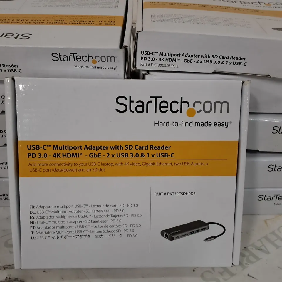 LOT OF 11 STARTECH USB-C MULTIPORT ADAPTERS 