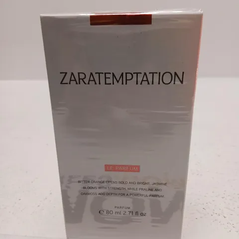 BOXED AND SEALED ZARATEMPTATION LE PARFUM 80ML