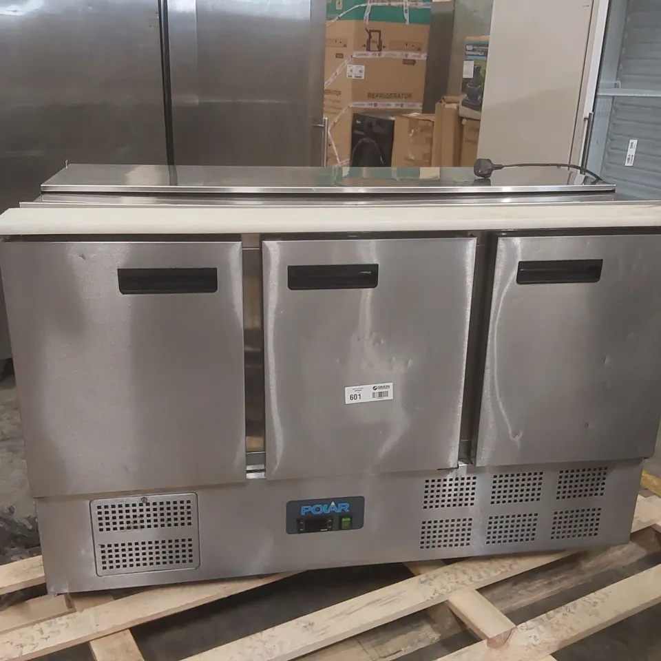 POLAR G607 3 DOOR SALADETTE FRIDGE