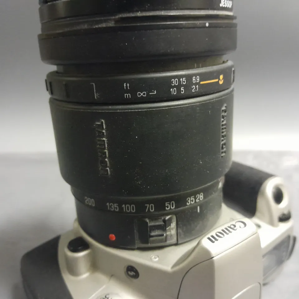 UNBOXED CANON EOS 300 CAMERA WITH TAMRON JESSOP 72MM LENS