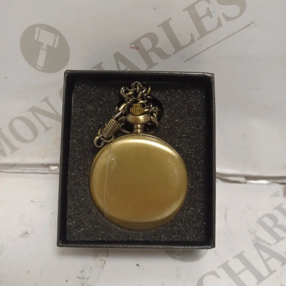 MENS EDISON POCKET WATCH WITH CHAIN – BRAND NEW IN BOX