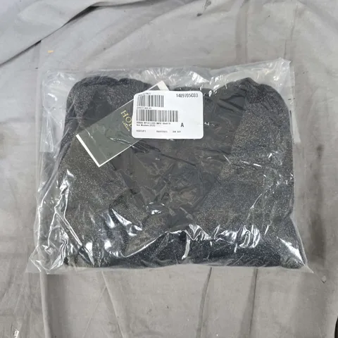 BAGGED HOBBS LONDON MYLA JUMPER IN BLACK SILVER - MEDIUM