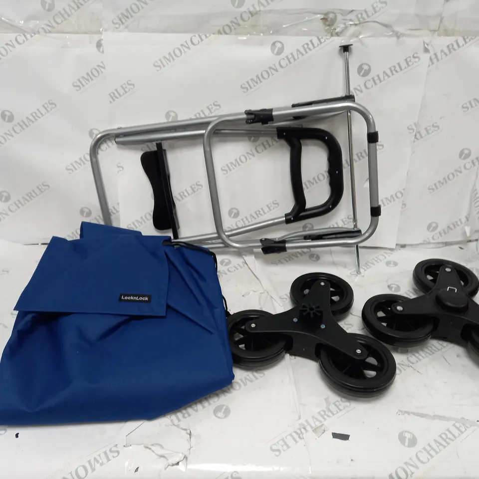 LOCK 'N LOCK INSULATED SHOPPING TROLLEY CART, NAVY