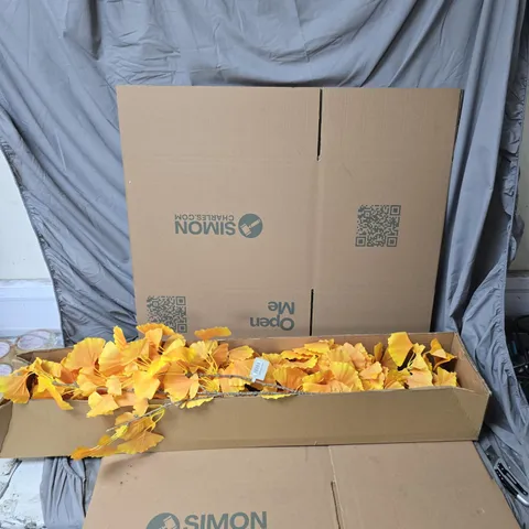 130X GISELA GRAHAM FAUX FLOWER ORANGE 