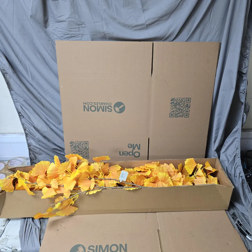 130X GISELA GRAHAM FAUX FLOWER ORANGE 