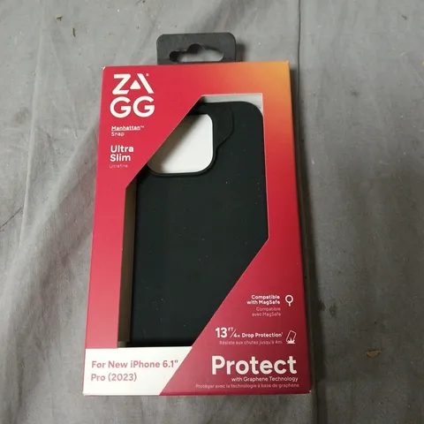 BOX OF APPROXIMATELY 70 ZAGG PROTECT IPHONE CASE FOR 6.1-INCH PRO (2023) – MANHATTAN SNAP ULTRA SLIM