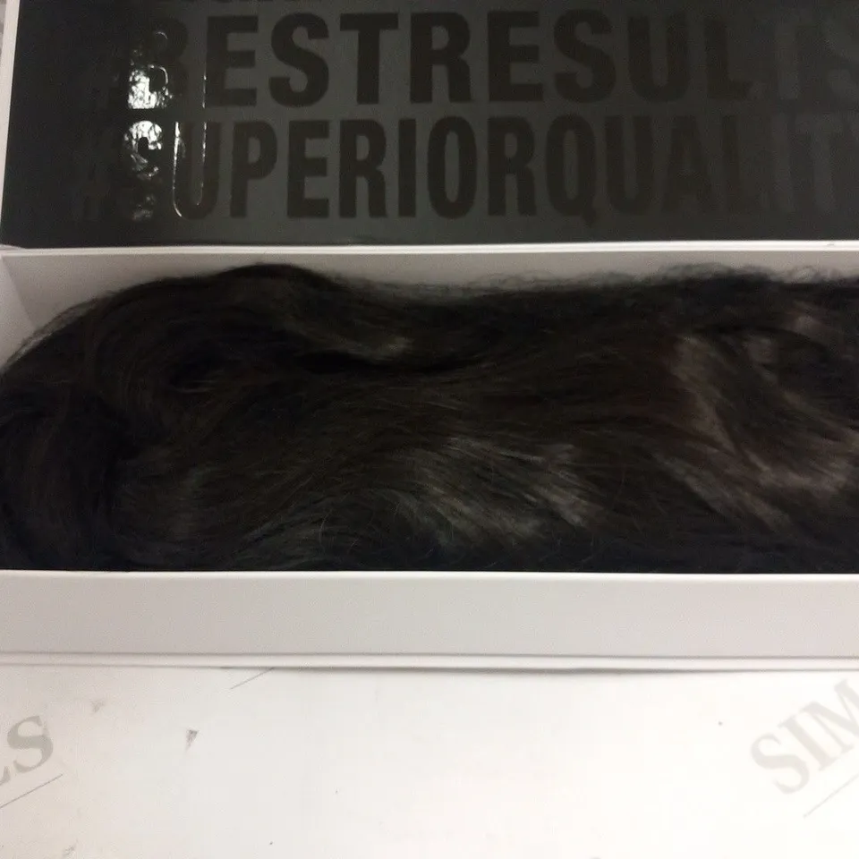 BOXED EASILOCKS JORDYN WOODS LACE U PART DARK CHOCLATE HAIR EXTENSIONS