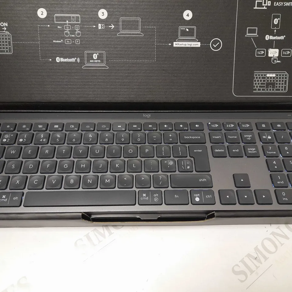 LOGITECH MX KEYS ADVANCED WIRELESS ILLUMINATED KEYBOARD