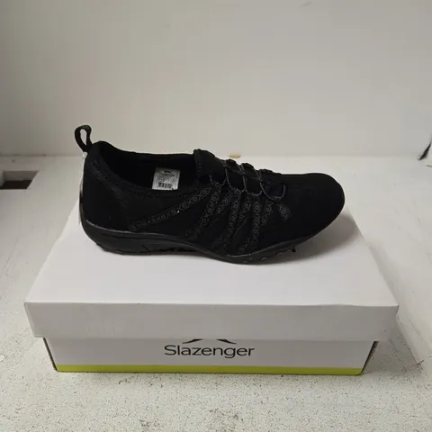 SLAZENGER VERVE LADIES' TRAINERS – BLACK, UK 5