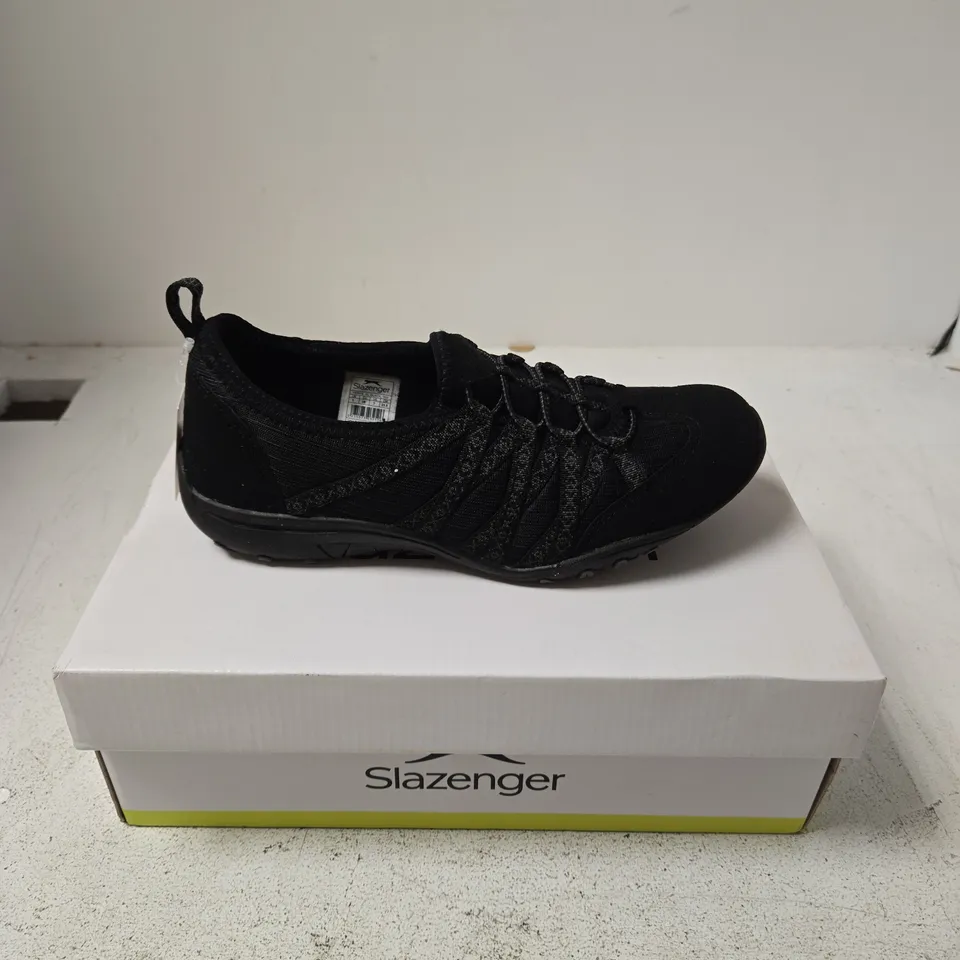 SLAZENGER VERVE LADIES' TRAINERS – BLACK, UK 5