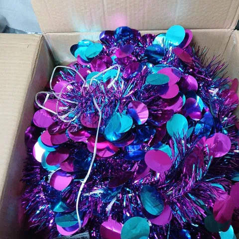 HOME REFLECTIONS POP UP 5FT TINSEL TREE - PURPLE