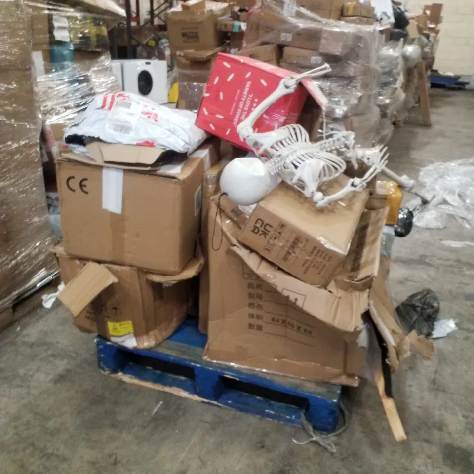 PALLET OF ELECTRICAL ITEMS AND HOUSEHOLD GOODS TO INCLUDE;AIR FYER,BOXING SET,WIRELESS VACUUM CLEANER