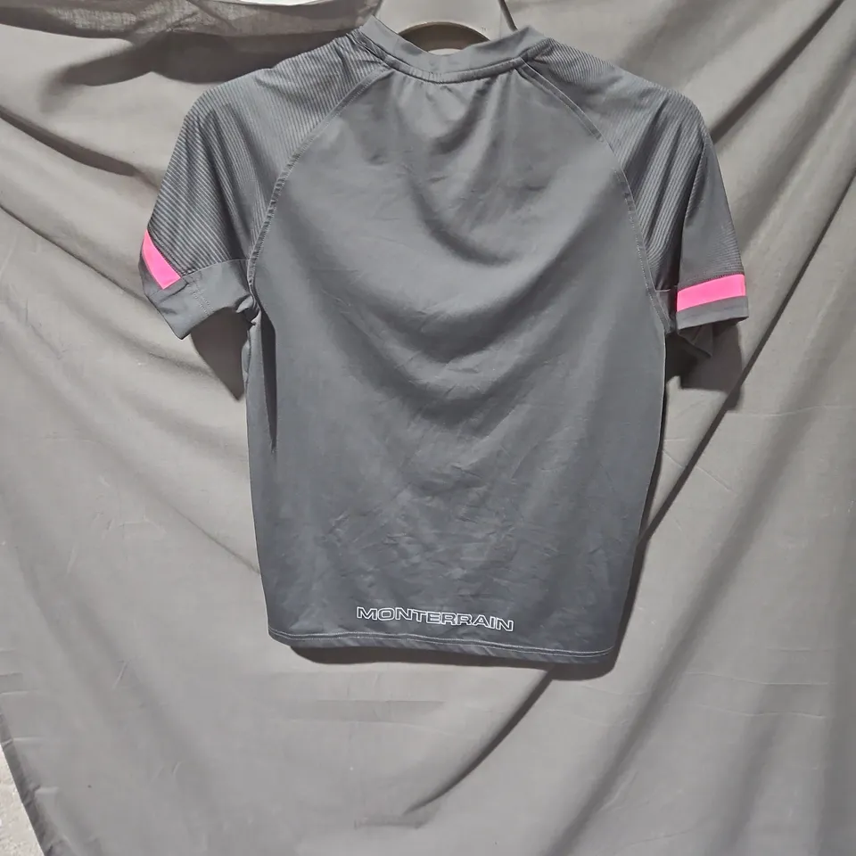 MONTERRAIN GREY SHORT-SLEEVE PERFORMANCE T-SHIRT SIZE NOT LISTED
