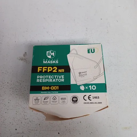 BALTIC MASKS BM-001 FFP2 NR PROTECTIVE RESPIRATOR – BOX OF 10