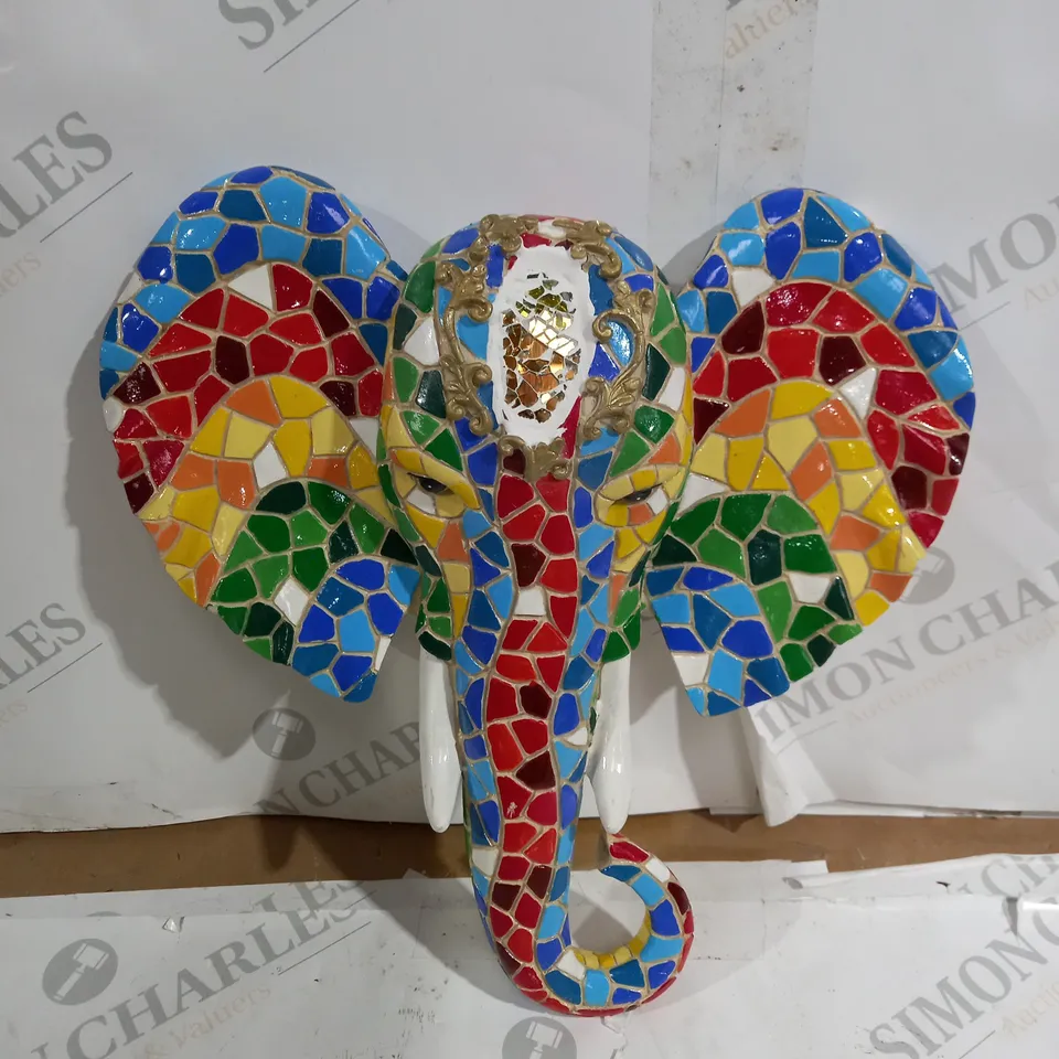 OUTLET INNOVATORS MOSAIC ELEPHANT DECORATION