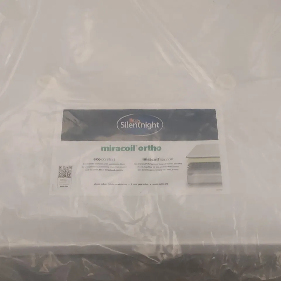 QUALITY BAGGED SILENTNIGHT MIRACOIL ORTHO DOUBLE MATTRESS